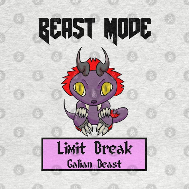 Beast Mode Vincent Valentine Limit Break Galian Beast by Gamers Utopia